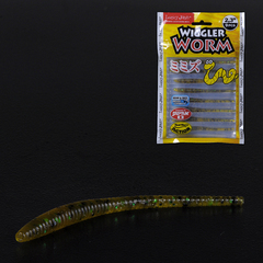 Слаги съедобные Wiggler Worm, 2.3in (5.84 см), цвет PA19, 9шт.