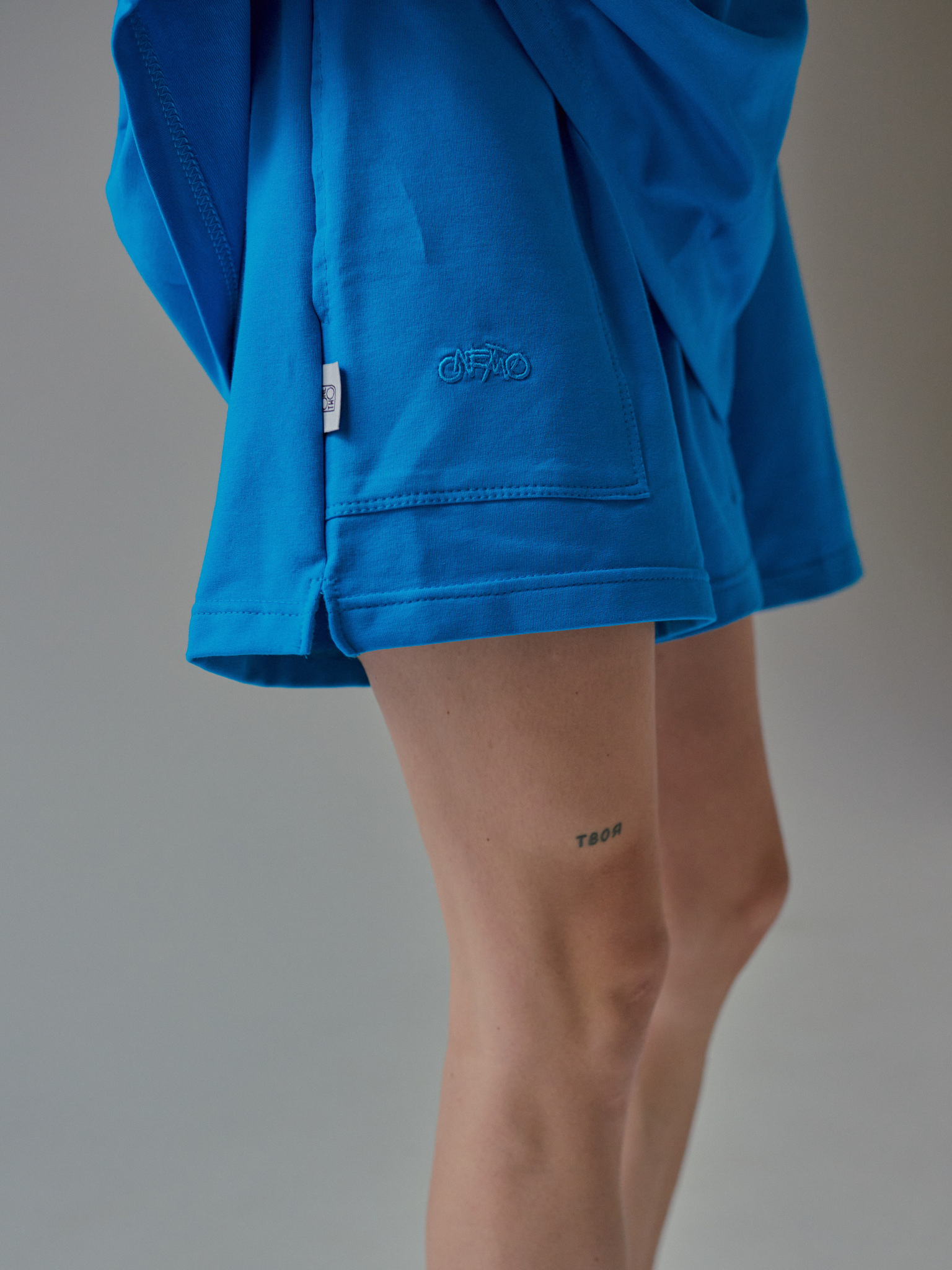 Wide Shorts for Girls Blue Jewel