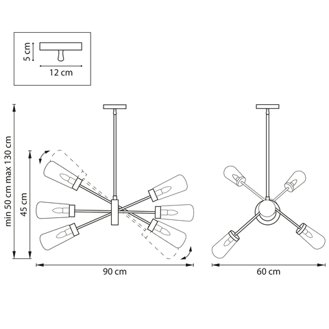 Подвесная люстра Lightstar Crotone 690063