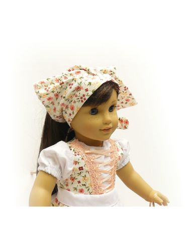 Платье со шнуровкой - На кукле. Одежда для кукол, пупсов и мягких игрушек.