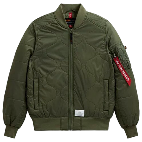 Куртка L-2B Quilted Flight Jacket Green (Зеленая)