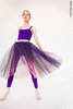 Репетиционная юбка-шопенка colour | фиолетовый