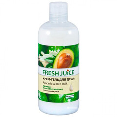 Gel \ Крем-гель для душа Fresh Juice Avocado & Rice milk 500 мл