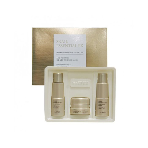 The Saem Snail Essential Набор кремов Snail Essential Ex Wrinkle Solution Skin Care 2 Set