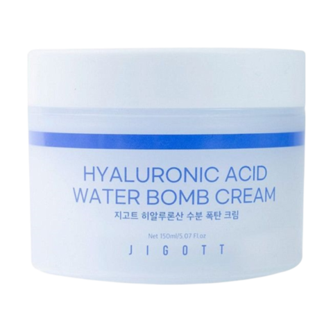 Jigott Hyaluronic Acid Water bomb Cream Крем для лица увлажняющий с гиалуроновой кислотой