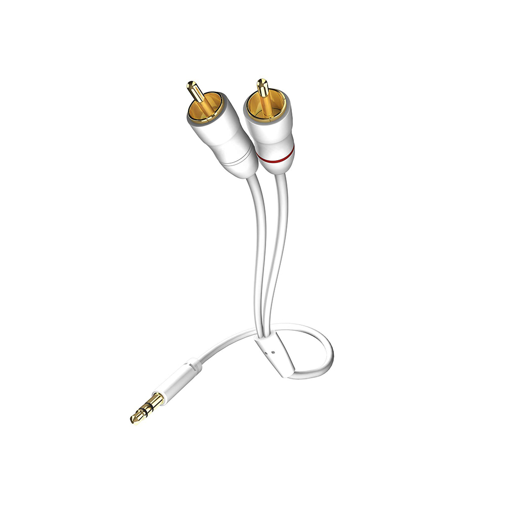 Inakustik Star MP3 Audio Cable, 3.5 Phone &lt;&gt; 2RCA