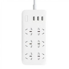 Удлинитель Xiaomi Mi Power Strip 6 (CXB6-1QM), 6 розеток, 1.8 м, 10А / 2500 Вт