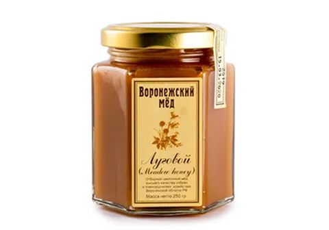 Мед воронежский Луговой, 250г