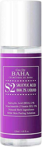 Cos De Baha S Тонер для проблемной кожи с салициловой кислотой Тонер Salicylic Acid 2% Liquid (S2)