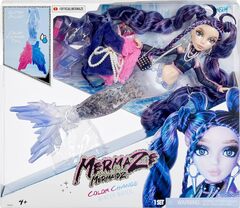 Кукла Русалка Mermaze Mermaidz Nera меняющая цвет 34 см