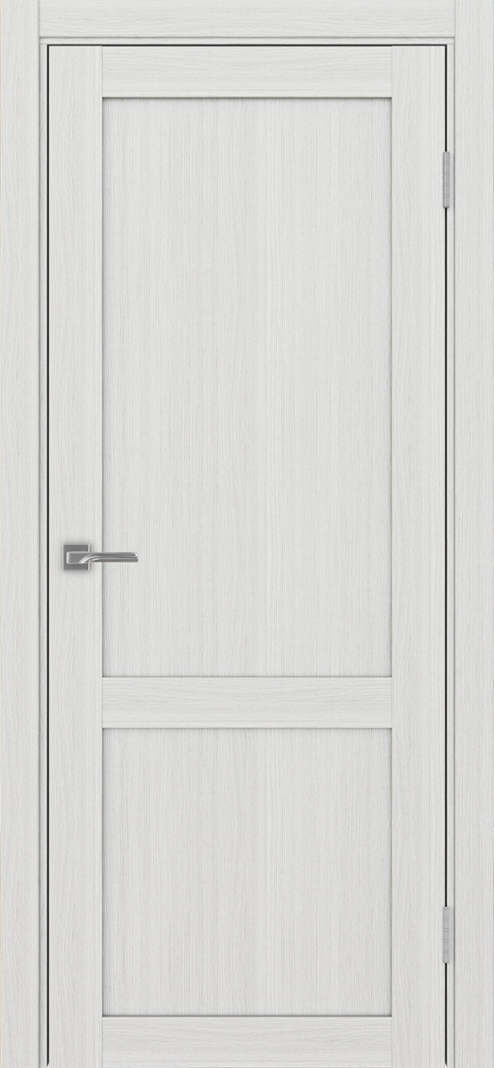 Дверь межкомнатная Оптима Порте Турин 502.11, цвет серебристый ясень, экошпон, глухая