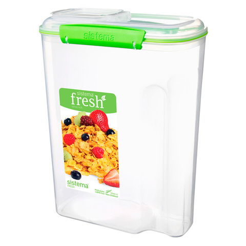 Контейнер для хлопьев 4.2л Sistema Fresh зеленый