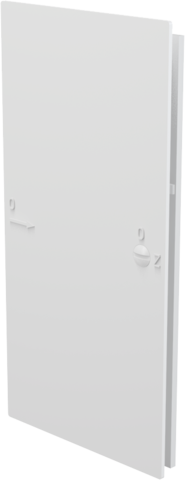 Дверца для ванной под плитку 150 × 300, белая, арт. AVD002 AlcaPlast