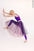 Colour rehearsal tulle skirt | violet