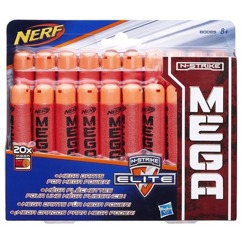 Nerf Стрелы для бластеров Mega 20шт