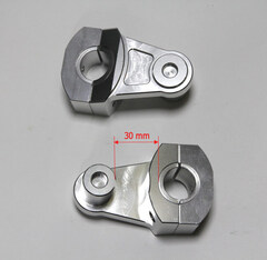 Проставки руля универсальные с 22 на 22 мм и с 22 на 28 мм серебристые