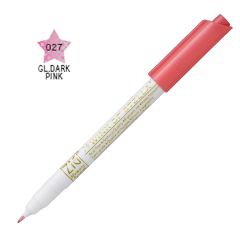 Маркер Wink Of Stella Glitter Marker с глиттером для придания эффекта блеска - PINK ZIG