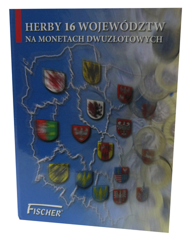 Альбом для польских монет серии  "Воеводства" (16 ячеек) Fisher