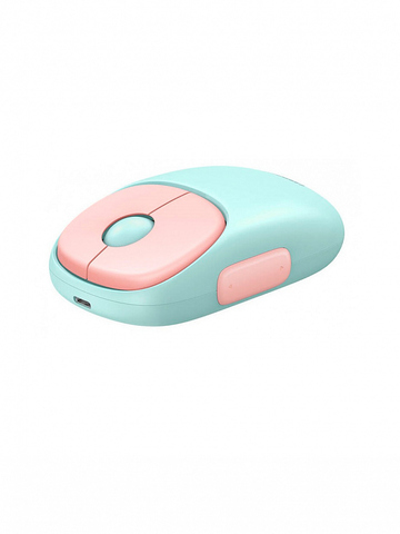 Мышь UGREEN MU102 FUN+ Wireless Mouse 2.4 GHz + BT, розовый