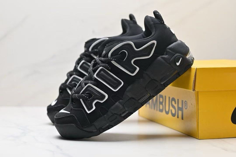 AMBUSH x Nike Air More Uptempo Low 'Black/White' 