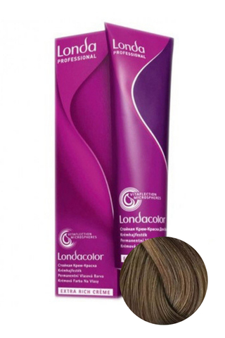 Стойкая крем-краска для волос LondaColor 7/17 Блонд пепельно-коричневый Londa Professional, 60 мл