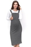 Сарафан для беременных 10336 серый