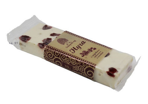 Нуга с кедровым орехом и клюквой, 70г