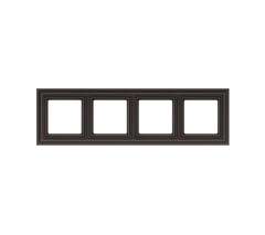 Рамка 4 постовая коричневая омбре LIREGUS RETRO