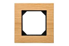 Рамка Одноместная Дуб (Универсальный Монтаж) LIREGUS EPSILON