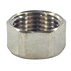 Заглушка латунь никель Ду 15 (1/2") ВР SantechSystems