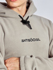 Худи Antisocial Fleece серое