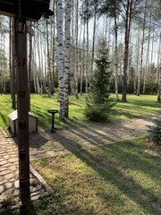 Дождевая цепь «Ведра на цепи. Большие. 8 см.», молотковый бронзовый