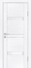 Дверь PSM-12 / Цвет Дуб скай белый / белоснежный лакобель / Двери PROFILO PORTE