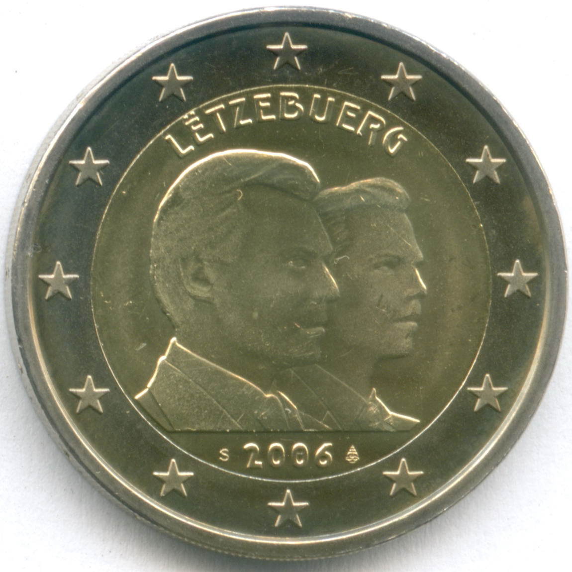 Евро 2006 года. Люксембург 2 евро 2006.