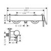 Hansgrohe 73622700 Tecturis S Смеситель для душа, однорычажный, внешнего монтажа, мб