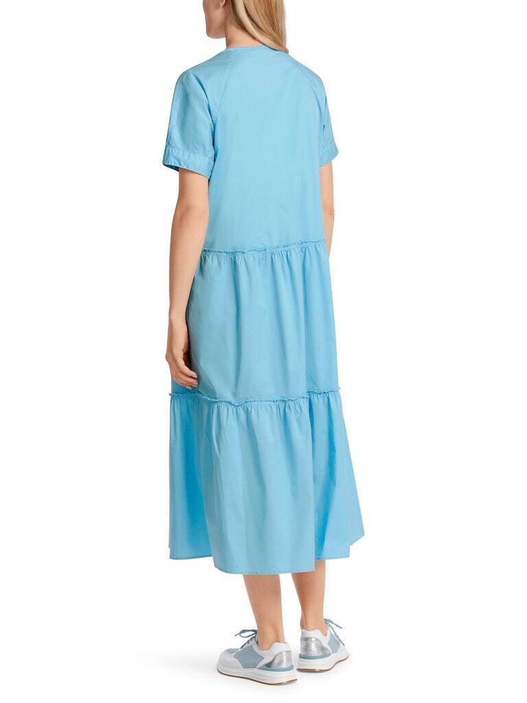 Marc Cain Sports Платье -макси хлопковое свободного кроя. Технология Garment Dyed