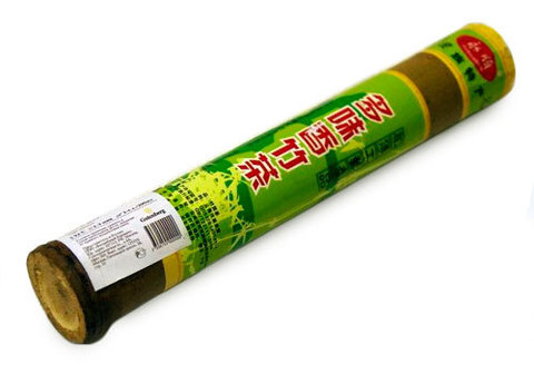 Элитный китайский чай "Шен Пуэр" в стебле бамбука, 100г