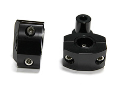 Проставки руля универсальные с 22 на 22 мм и с 22 на 28 мм черные