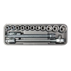 НИЗ Шоферский инструмент №3, 19 предм., 1/2?, набор торцовых головок в пластиковом кейсе (2761-30)