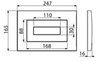 Alcaplast M470 Клавиша смыва для унитаза
