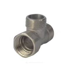 Тройник латунь никель Ду 15 (1/2") НР/НР/ВР SantechSystems