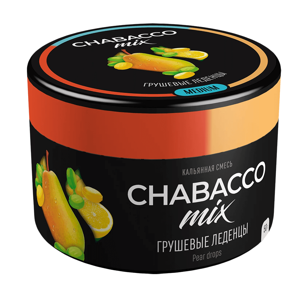 Chabacco Mix Medium - Pear Drops (Грушевые Леденцы) 50 гр. - купить в  интернет-магазине HookahDealers.ru