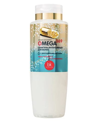 Omega 369 Шампунь интенсивный для волос 400 мл. BelKosmex