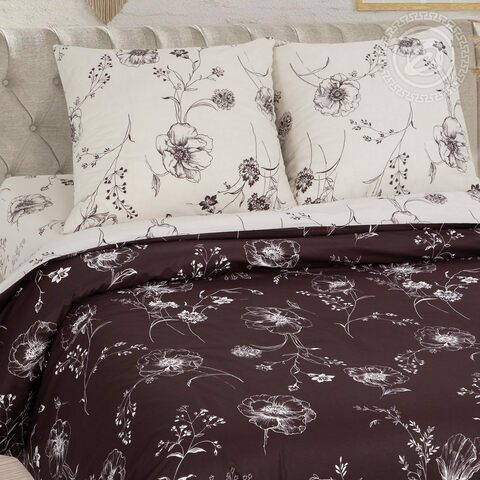 Комплект постельного белья Каролина DE LUXE с простынью на резинке