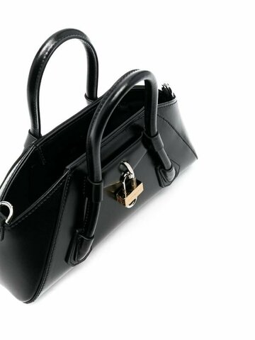 Кожаная сумка через плечо Givenchy Antigona Stretch Mini черный