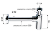 REMER 958LCFP Сифон для раковины латунный 1 1/4"