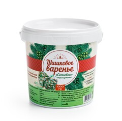 Варенье из сосновой шишки "Шишковое варенье" / ведро / 1000 гр / Солнечная Сибирь