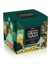 Иван-чай ВОССТАНОВЛЕНИЕ СИЛ (с чабрецом) / 15 пирамидок / 37,5 г / коробка / BioNergy