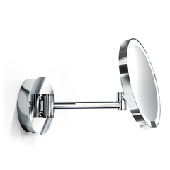 Decor Walther 0125800 Decor Walther Round Just Look WR Косметическое зеркало 21.5см, подвесное, увел. 5x, подсветка LED, цвет: хром фото