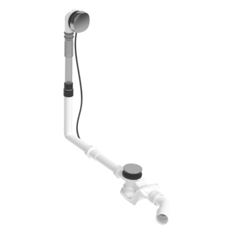 792202000001000 Duravit Комплект слив-перелива для ванны, цвет хром (new 2021)
